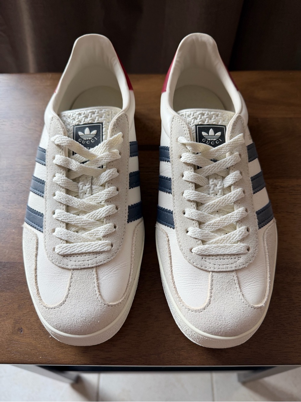 Gucci x Adidas Gazelle Sneakers, Size 8 Men’s